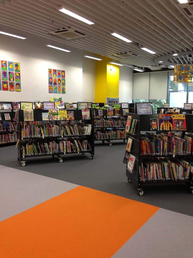 Kowlooon Junior School Library - Hong Kong